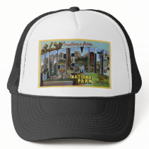 Greetings From Yosemite National Park Trucker Hats