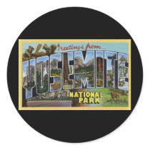 Greetings From Yosemite National Park Stickers