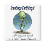 Greetings! Refrigerator Magnet