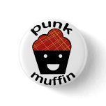 Greg the Punk Muffin Pinback Buttons