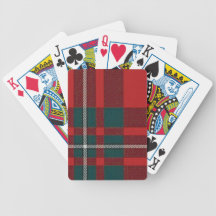 Gregor Tartan Plaid Cards Bicycle Card Deck