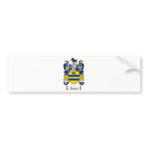 GREGORY FAMILY CREST -  GREGORY COAT OF ARMS BUMPER STICKER