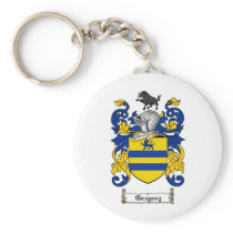 GREGORY FAMILY CREST -  GREGORY COAT OF ARMS KEYCHAIN