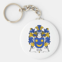 Grela Family Crest Keychain
