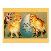 Grêle au cru glorieux de Pâques Cartes Postales