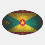Grenada Flag Firework stickers