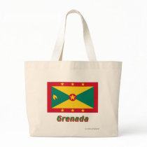 Grenada Flag with Name Tote Bag