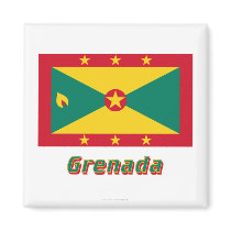 Grenada Flag with Name