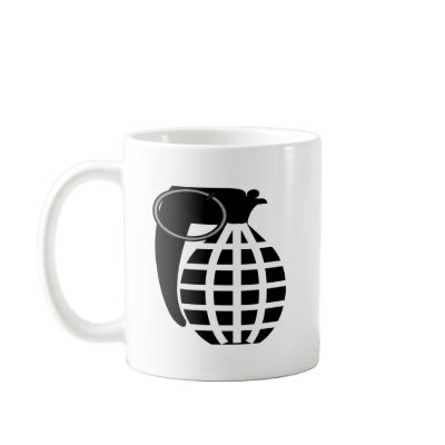 Grenade Mug by Violentville