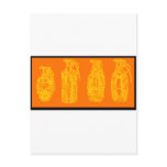 Grenade radiate post cards