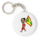 Grenadian Girl Key Chains