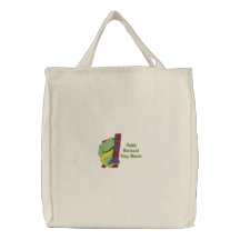 Grenouille d'arbre de accrochage personnalisable sac en toile