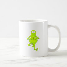 Grenouille d'arbre de yoga tasse