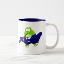 Grenouille de clarinette mug