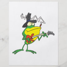 grenouille drôle jouant la bande dessinée de frogg tract
