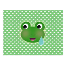 Grenouille Kawaii Carte Postale