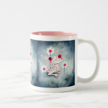 Grenouille rose mignonne mug