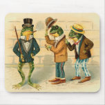 Grenouilles vintages drôles tapis de souris