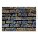 Grey and blue painted weathered brick texture cards