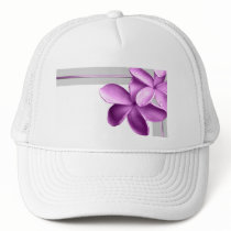 Grey and Eggplant Plumeria