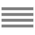 Grey and White Stripes Business Cards