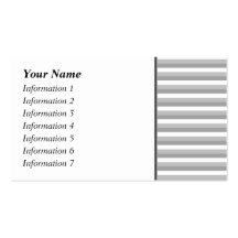 Grey and white stripes. Pattern. Business Card Templates