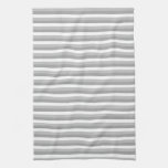 Grey and white stripes. Pattern. Hand Towels