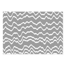 Grey and White Wave Pattern. Business Card Template