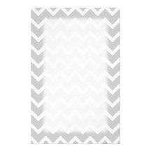 Grey and White Zigzag Stripes. Stationery Design