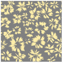 Grey and yellow floral pattern. photo sculptures