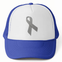 grey awareness ribbon