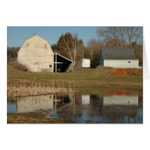 Grey Barn - Reflections of Serenity Greeting Cards