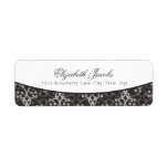 Grey Berry Cluster Return Address Labels