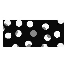 Grey, black and white dot pattern. rack cards