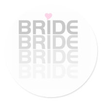 Grey Bride Fade Sticker