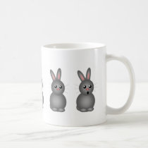 Grey Bunnies mugs