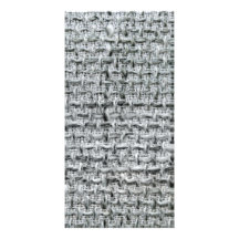 Grey Burlap Photo Card