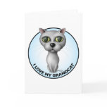 Grey Cat - I Love My Grandcat