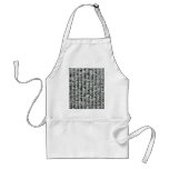 Grey Cement Wall with Grooves Aprons
