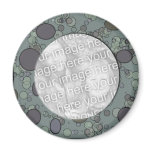 grey circle frame template