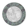 grey circle frame template