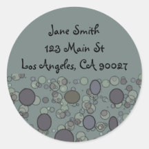 grey circles address labels round stickers