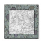grey circles frame template