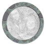 grey circles frame template round stickers
