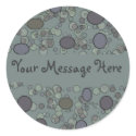 Grey Circles stickers