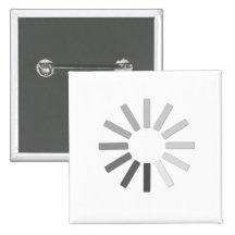 grey computer loading symbol button