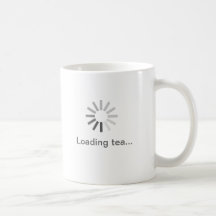 grey computer loading symbol mug
