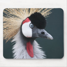 Grey Crowned Crane Mousepad