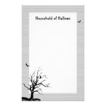 Grey Dead Tree Stationery