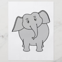 Grey Elephant. Custom Flyer